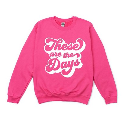 Simply Sage Market Women's Graphic Sweatshirt These Are The Days Retro
