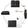 Clotth Wallet for Women - RFID Blocking Vegan Leather Bifold Credit Card Holder with Zipper Coin Pocket  for Everyday Use,Travel & Work - 3 of 4