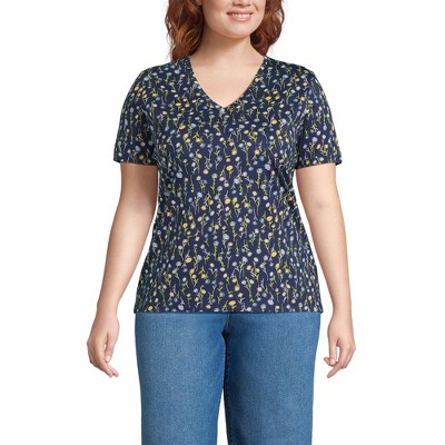 Lands' End Women's Relaxed Supima Cotton T-Shirt
