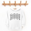 Embroidered Boo Arched - Toddler Hoodie - 2 of 4