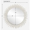 Uttermost Aga Round Gold Mirror - 3 of 4