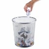 YBM Home 4.75 Gallon Steel Mesh Round Open Top Waste Basket Trash Can, Pack of 10 - 4 of 4