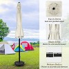 CAVINAS 9 FT Sun Shades Outdoor Patio Lightweight Poolside Umbrella, Crank, Sunshades for Patiol, No Base - 2 of 4