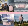 Generic Taygeer Travel Backpack for Women, Carry On Backpack with USB Charging Port & Shoe Pouch,Pink - 2 of 4