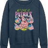 Women's - Spongebob Squarepants - No This Is Patrick Lightweight French Terry Wide Neck Long Sleeve Shirt - 2 of 4