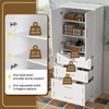 Hrinhom 72.2'' H Freestanding Bathroom Cabinet with 3 Drawers And Adjustable Shelf - 4 of 4