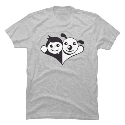 Men's Design By Humans Doggy Friend By graphicganga T-Shirt