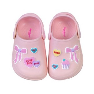 Sweethearts Girls' Clogs with Candy & Rainbow Design (Toddler) - 1 of 4