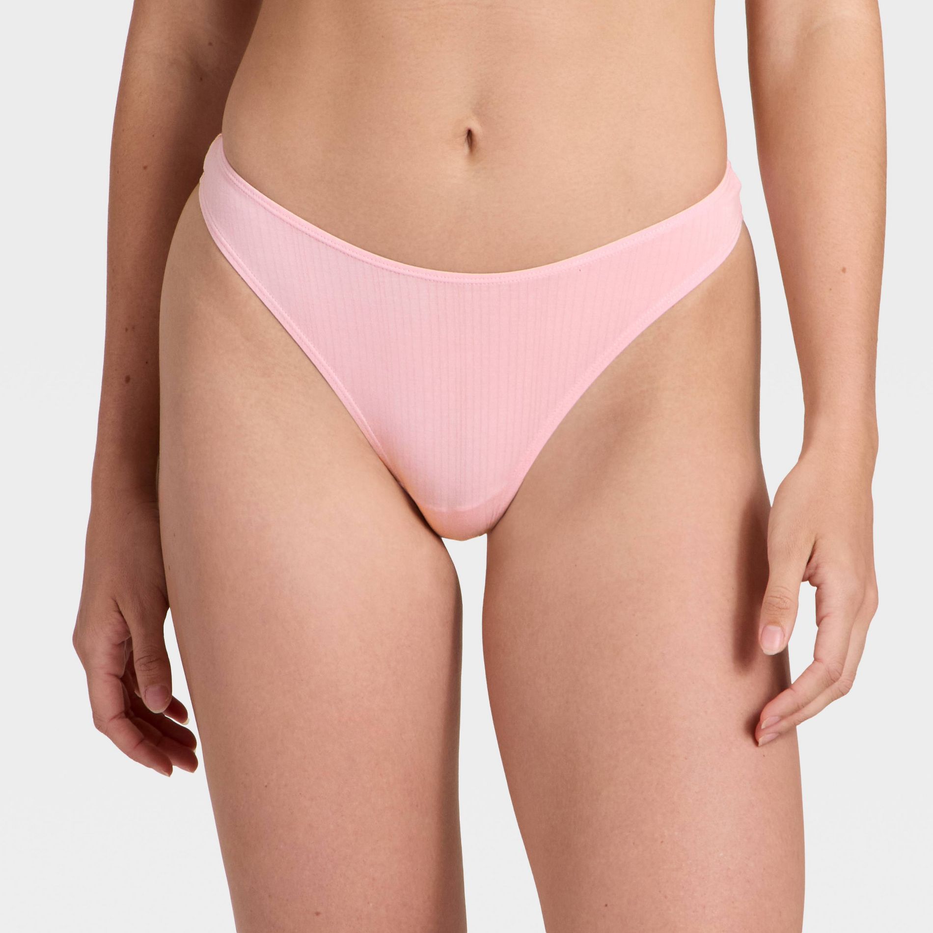 Women's Modal Blend Thong Underwear - Auden™ Blush L