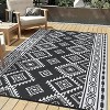 Coucheta Reversible Plastic Straw Rug Collection - Modern Outdoor Mats for Patio, RV & Beach, Multiple Sizes & Colors - 4 of 4