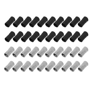 Unique Bargains Breathable Finger Sleeves Thumb Braces Support Elastic Compression Protectors for Arthritis Trigger Finger 40 Pcs - 1 of 4