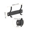 Unique Bargains Stainless Steel Wall Mounted Waterproof Bedroom Coat Hook Rack 2 Pcs - 2 of 3