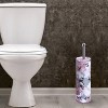 Popular Bath Popular Home Floral Bowl Bathroom Brush : Microfiber, Machine Washable, Non-Slip Backing - 3 of 4
