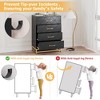 4-Drawer Dresser for Bedroom & Closet Tall Chest with Soft-Close Glides, Anti-Tip Kit | 36.22" H Space Saving Storage Organizer - 4 of 4