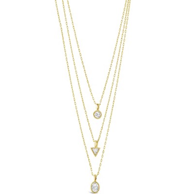 SHINE by Sterling Forever Julie Layered Necklace