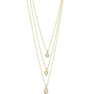 SHINE by Sterling Forever Julie Layered Necklace - 1 of 2