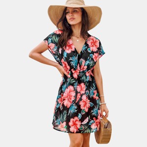 Women's Tropical Dream Cover-Up Dress - Cupshe - 1 of 4