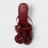 Women's Lillian Flower Mule Heels with Memory Foam Insole - A New Day™ - 3 of 4