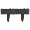 Plastic Garden / Lawn Fence Stone Look 41 pcs 32.8 ft - 3 of 4