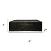 HomeRoots 10" Black Distressed Wood Wall Mounted Floating Shelf With LED - 3 of 4