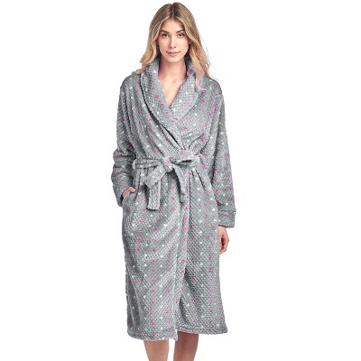 Casual Nights Women's Fleece Long Sleeve Plush Robe