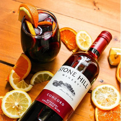 Stone Hill Concord Grape Wine - 750ml Bottle