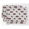 NFL San Francisco 49ers Small X Queen Sheet Set - 3pc - 2 of 3