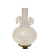 Lehman's Princess Feather Oil Lamp - Historical Design with Glass Lamp, Brass Burner, 12" Chimney, Etched Ball Glass Shade, 22 Inches High - 2 of 3