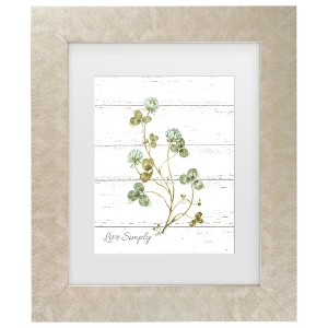 Trademark Fine Art - Lisa Audit My Greenhouse Clover Live Simply Matted Framed Art - 1 of 4