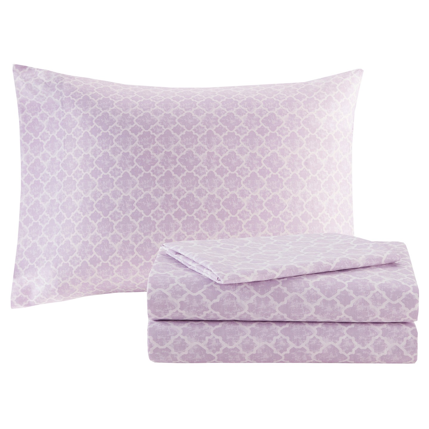 Постельное бельё Madison Park Purple Rowan Complete Comforter Set (King), Hypoallergenic, Midweight, Floral Pattern, 9-Piece Bedding Set, цвет: Фиолетовый — фото 7