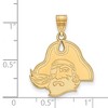 Black Bow Jewelry 14k Yellow Gold Plated Sterling Silver East Carolina Pirates NCAA Large Pendant - 2 of 3