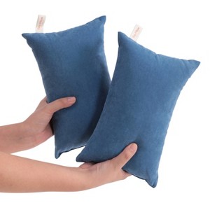2 Pack Microfiber Toddler Pillows, Soft Down Alternative Travel Pillows - NTBAY - 1 of 4