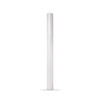 TAG Color Studio 10" Straight Taper Unscented Smokeless Paraffin Decorative Wax Candle White Burn Time 10 hrs. Set 12 - 2 of 2