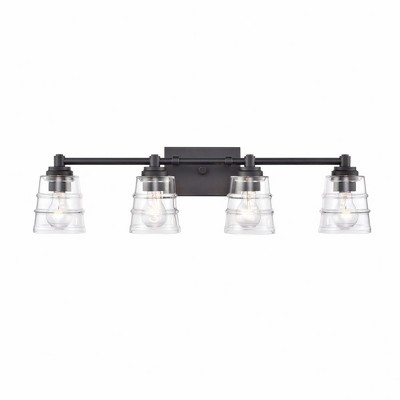 Elk Home Pulsate 4 - Light Vanity in  Matte Black