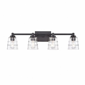 Elk Home Pulsate 4 - Light Vanity in  Matte Black - 1 of 4