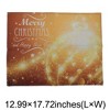 Unique Bargains Christmas Place Mats Linen Gold Tone 13"x17.7" 2 Pcs - 3 of 4