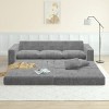 NicBex Couches for Living Room L shape Modular Sectional Sofa Left Sofa Seat Corduroy Upholstered Compressed Sofa Couch Unfold Into a Bed - 4 of 4