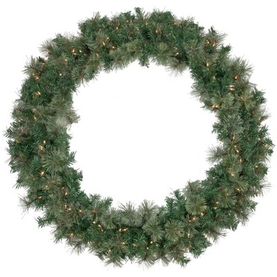 Northlight Pre-lit Oregon Cashmere Pine Artificial Christmas Wreath, 48 ...