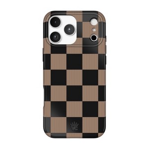 Velvet Caviar iPhone 17 Pro Max MagSafe Phone Case - Mocha Vibe Checker - 1 of 4