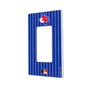 MLB Cooperstown West Teams Pinstripe Hidden-Screw Light Switch Plate for Single Rocker - 1 of 4