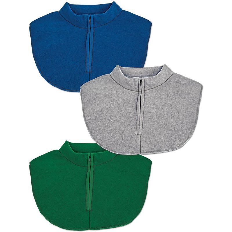 Collections Etc 3-Pack Multicolored Zip Front Fleece Dickies Polyester Jacket One Size Multi, 3 of 4