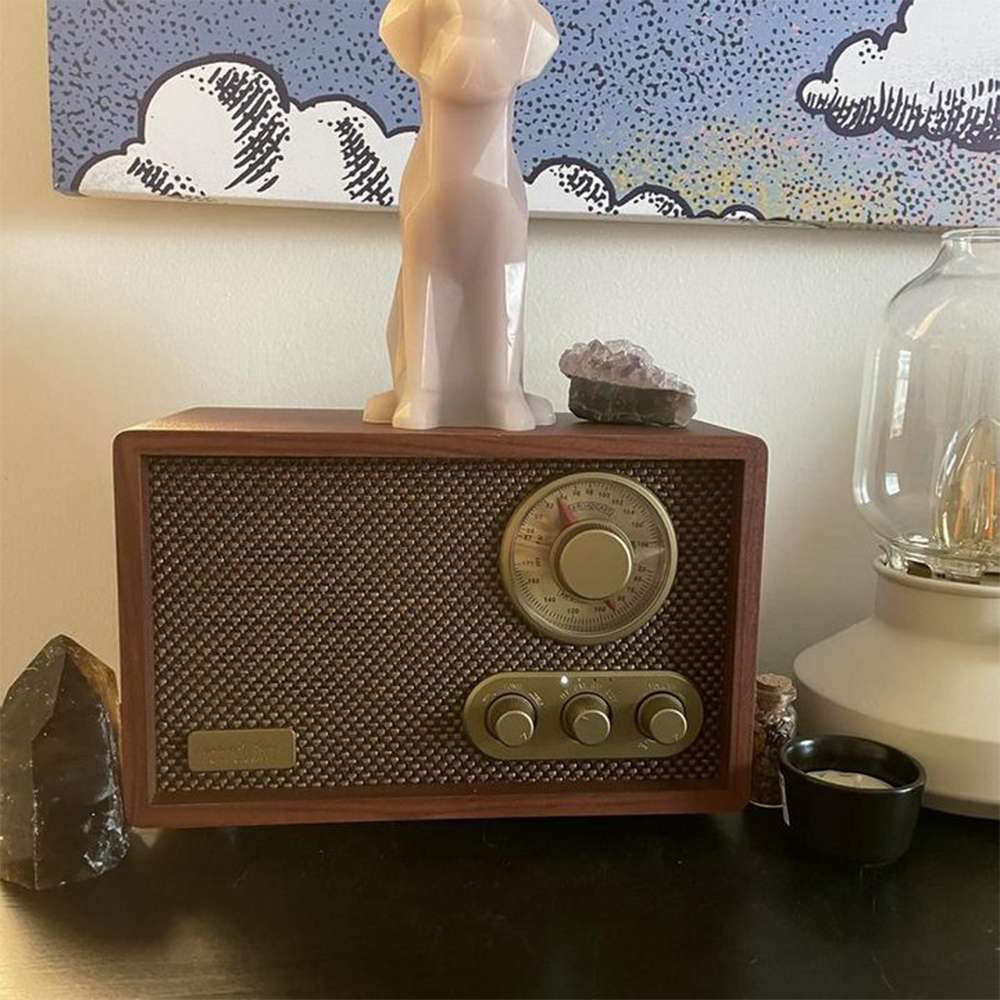 user image by guest review, Portable AM/FM Bluetooth Radio Tonal Brown - Hearth & Hand™ with Magnolia