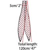 Allegra K Women's Fashion Skinny Scarves Hair Band Ribbon Bag Accessory Neckerchief - 3 of 4