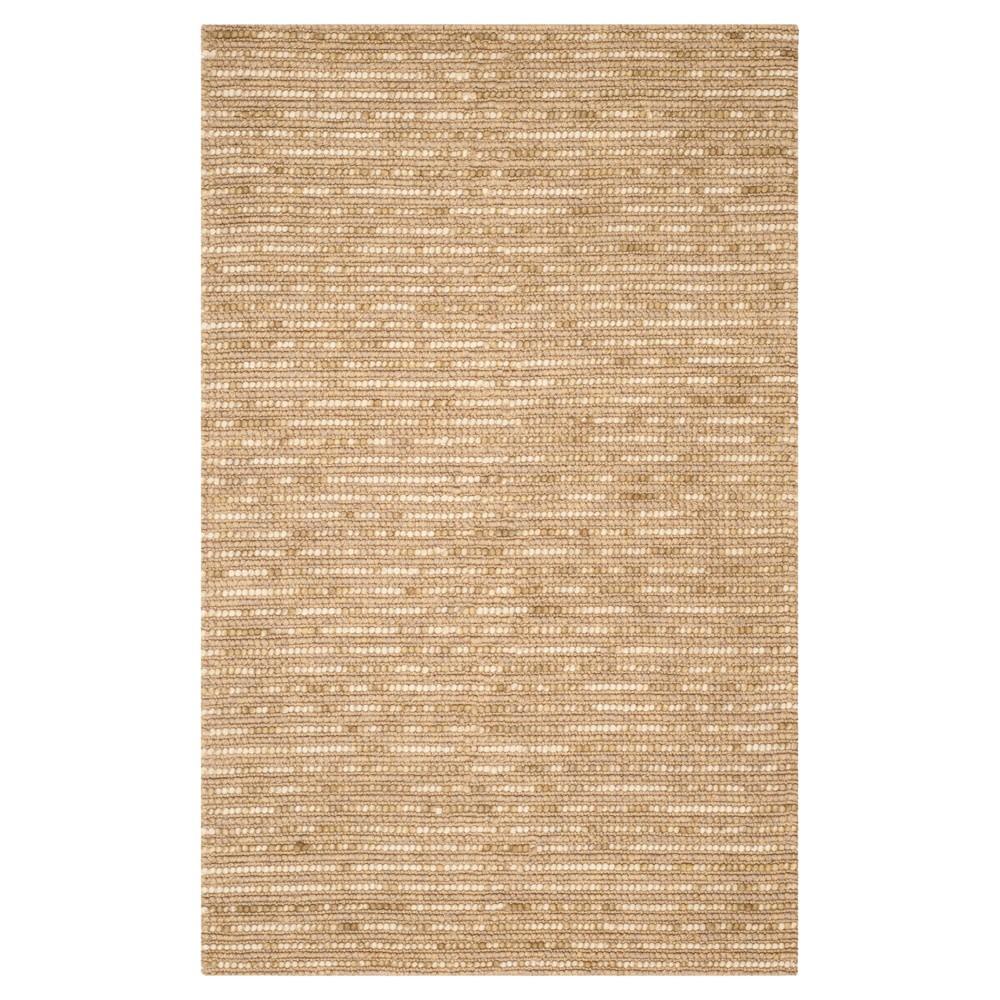 Beige Stripe Woven Area Rug - (6'x9') - Safavieh