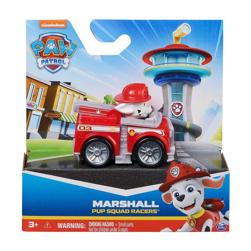 PAW Patrol Marshall Pup Squad Racers Vehicle, 3 of 8