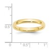 Black Bow Jewelry 2mm to 6mm 10K Yellow Gold Domed Comfort Fit Band - 4 of 4