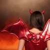 Underwraps Costumes Devil Red Metallic Wings Adult Costume Accessory - 2 of 4