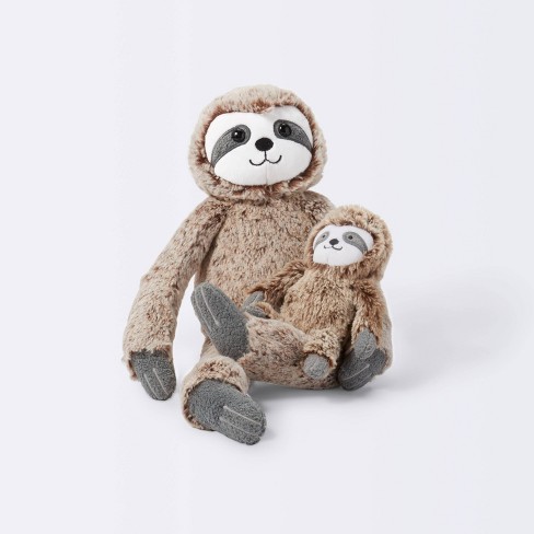 Plush with Rattle Sloth - Cloud Island™ Brown - image 1 of 4
