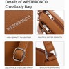 FATMOON  Women's Medium Crossbody Bag - A Stylish and Functional Shoulder Handbag with Multi-Zipper Pockets, Perfect for Everyday Use - 4 of 4