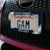 Monmouth Hawks Corner Stripes License Plate Tag Frame - 3 of 4